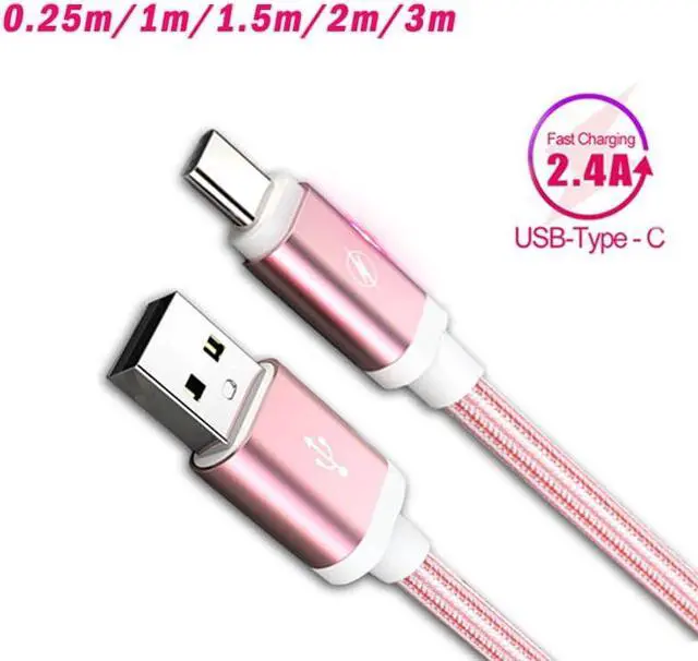Main image of Type C Fast Charge Cable For  Galaxy S10 A50 Note 10 Plus  2m  Cable Typec Cabo -c For  Mi A3 9 Pro MI9