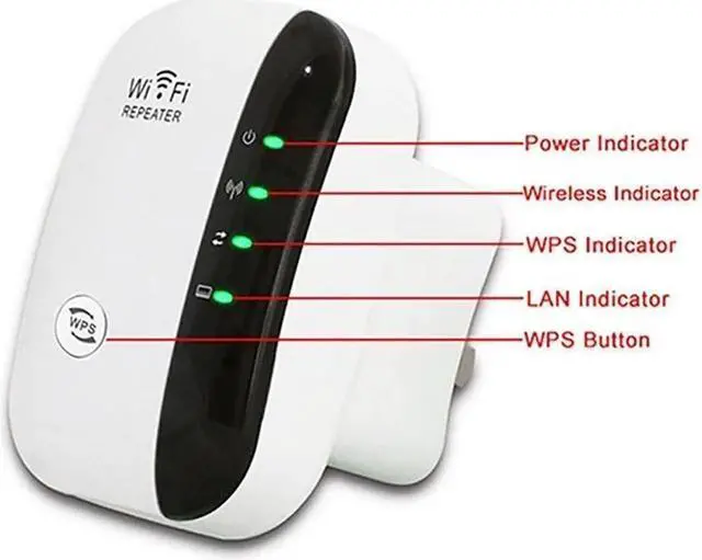 Alt view image 5 of 5 - Plug Socket 300Mbps Wireless WiFi Router AP Repeater WLAN Extender WiFi Repeater WiFi extender WiFi  repetidor