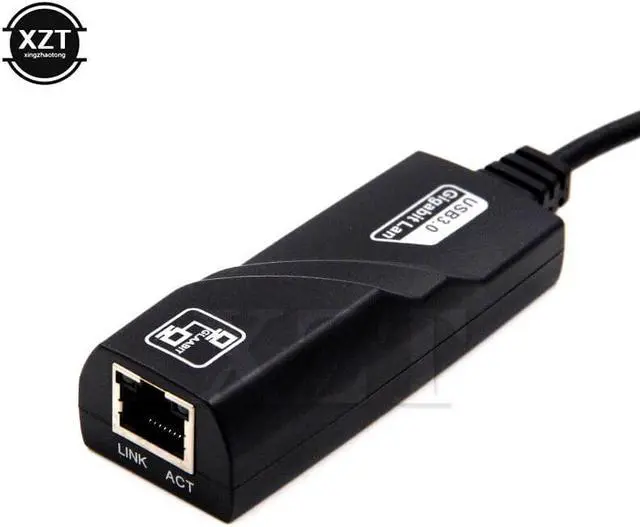 Alt view image 5 of 5 - 1PCS USB 3.0 10/100/1000Mbps Gigabit Ethernet RJ45 External Network Card LAN adapter For Windows 8 7 windows XP Vista