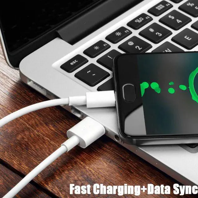 Alt view image 4 of 5 - Length Original Micro USB Type C Cable Fast Charging Cable USB-C Quick Charge 3.0 Cell Phone Cord Wire for Android IOS