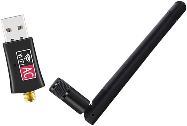 Alt view image 2 of 5 - 600M Wireless USB WiFi Adapter Network Card Wifi Receiver 2.4/5G Dual Band Antennas Computer Network LAN Card