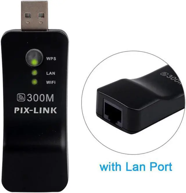 Alt view image 2 of 5 - USB Universal Wireless Smart TV Wifi Adapter TV Sticks network Rj-45 Ethernet repeater for Samsung Sony LG Vizio Web Player