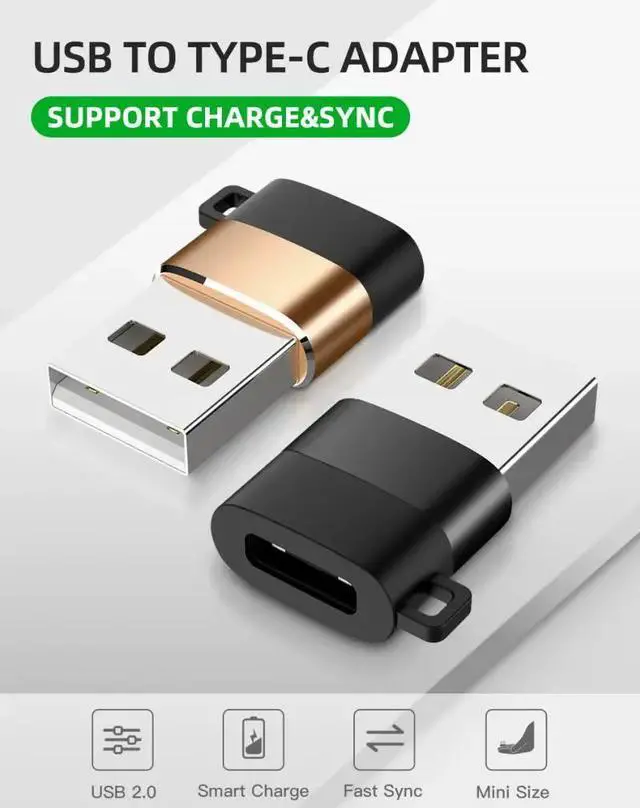 Alt view image 5 of 5 - 3.0 To Male Type-C OTG Type-C Cable Adapter -C To Type C OTG Converter For  Mi5 Mi6   With Chain