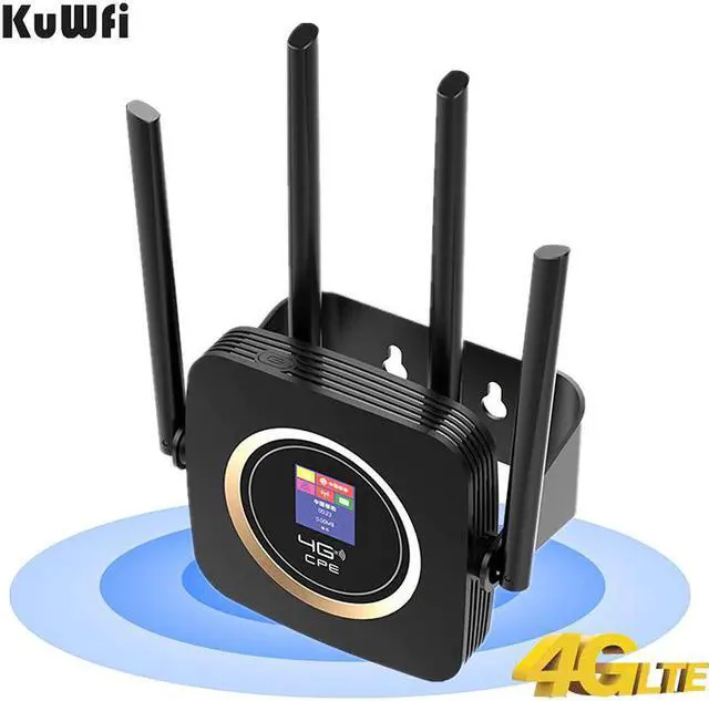 Alt view image 2 of 5 - 4G LTE Router With Built-in 3000mAh Battery High speed Mobile Wifi Hotspot 300Mbps Easy to Use For Travel or Drive