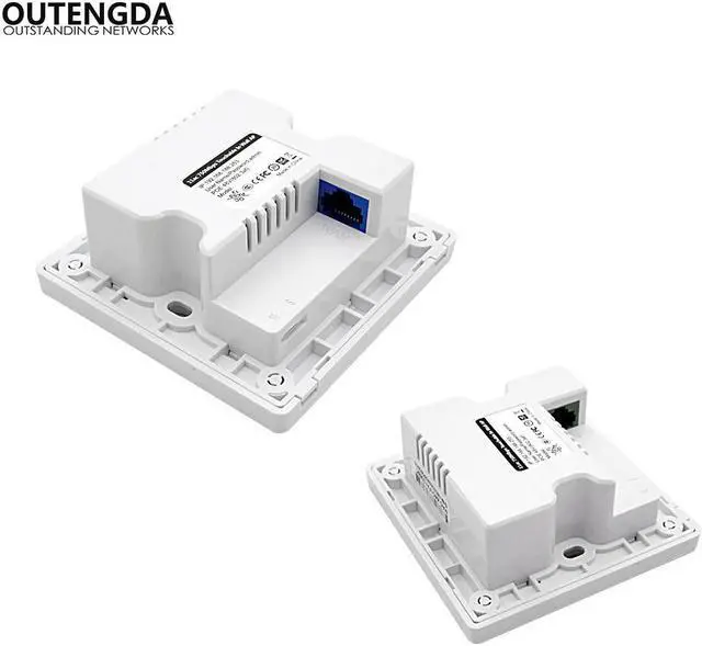 Alt view image 4 of 5 - Band IEEE 802.11ac 2.4GHz/5GHz In-wall Wireless Wi-Fi Access Point Socket Wifi AP Router 750Mbps