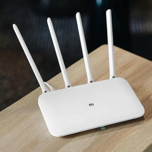Alt view image 4 of 5 - Original  Mi Router 4 Wireless 2.4 / 5GHz Dual Band WiFi 1167Mbps 4 Antennas Network Dual Core MiNet One Key Connection