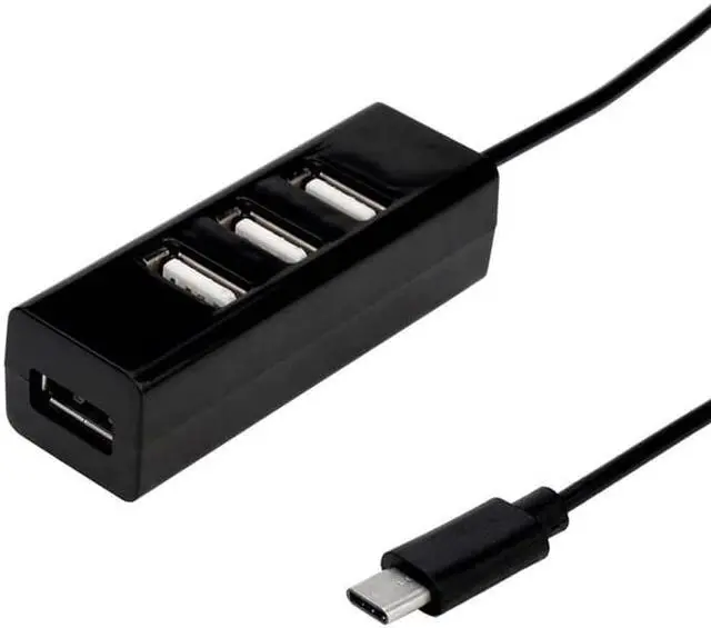 Alt view image 5 of 5 - To 4-Port USB 3.0 Hub USB 3.1 Adapter For PC for Apple Macbook 12 etc. 2018 new A20