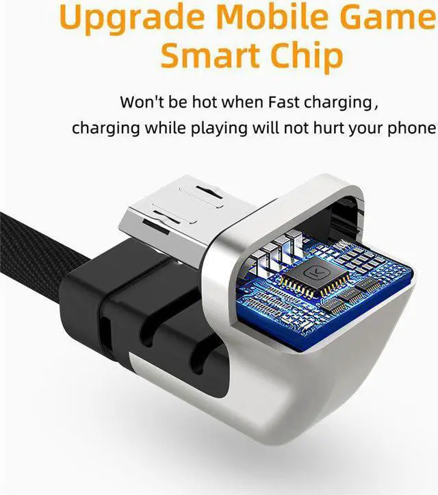Alt view image 3 of 5 - 180 Degree Elbow Charger Sync Cable 8 Pin For iphone X XS XR 8 7 6 6s Plus Lighting Charging Cables iphone Device