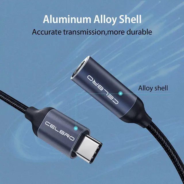 Alt view image 2 of 5 - Type C Jack 3.5 Cable  C To 3.5mm Audio Aux Cable Otg Typec Headphones Cabel Tipec For  Note 10  Mi 9 Google