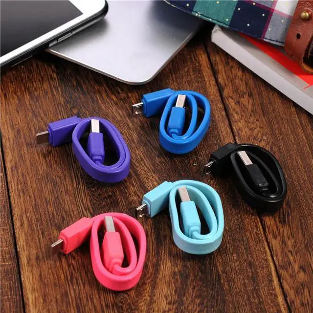 Alt view image 5 of 5 - Candy Package Cables 20CM Type C Micro USB Fast Charging  Usb C Cable Power Bank Cable short cable for iphone