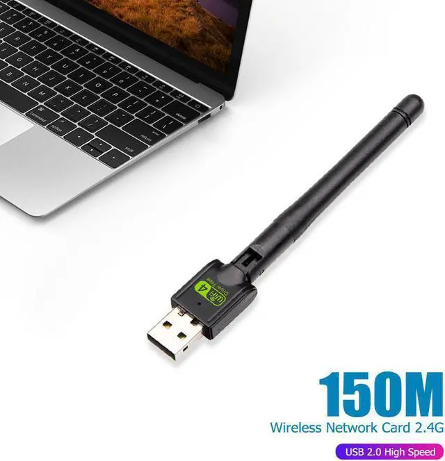 Alt view image 3 of 5 - Wifi Adapter Free Driver 150Mbps Wi fi Adapter Ethernet PC WiFi Dongle 2.4G Network Card Antena Wi Fi Receiver for Windows