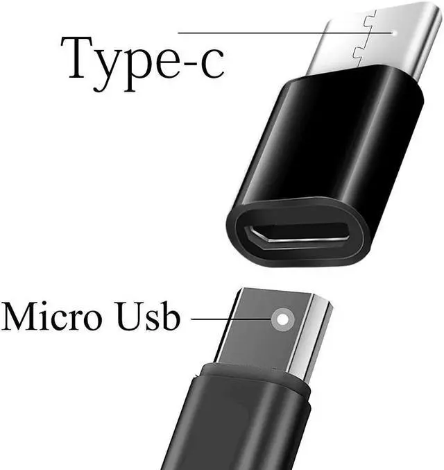 Alt view image 3 of 5 - Type C Adapter Micro  Female to -C Male Converter c Charger Cable Adaptor For  S9 S10 S8   Typec