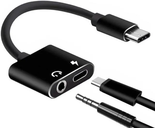Main image of Type C To 3.5mm Earphone Jack Adapter For   9  Aux Audio Cable Headphone Charger Charging -C Converter
