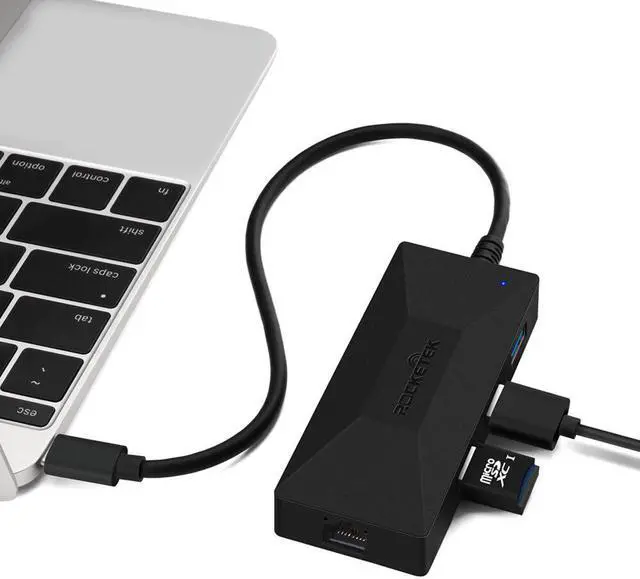 Alt view image 4 of 5 - USB 3.0 to Rj45 Hub Gigat Ethernet Adapter 1000Mbps Gigat for Mi Box 3/S 4 4c se Android TV Set-top Network Card Lan