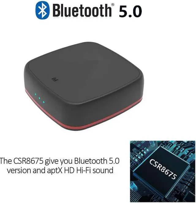 Alt view image 5 of 5 - 5.0 Transmitter Receiver CSR8675/8670 AptX LL HD 3.5mm Jack Aux SPDIF 2 RCA Wireless Adapter for TV Car Audio Receiver