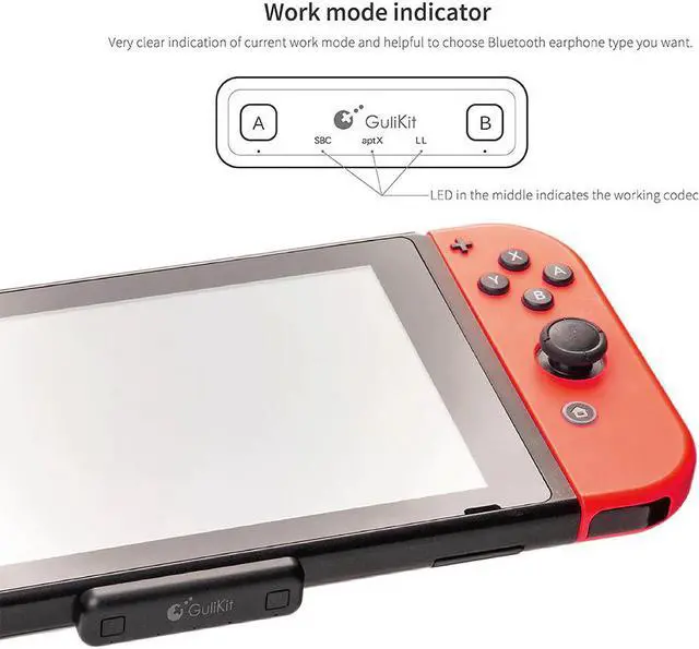 Alt view image 3 of 5 - Air Bluetooth Wireless Audio Adapter or Type-C Transmitter for NS Nintendo Nintend Switch/Switch Lite/PS4/PC Gadgets