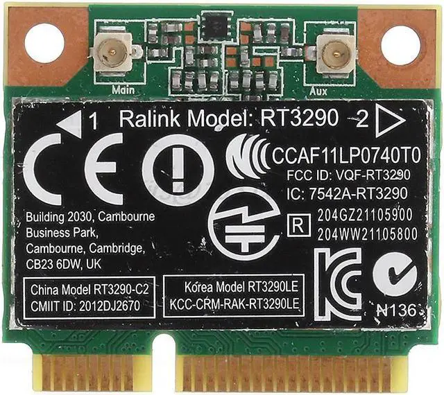 Main image of 150M Wi-Fi Wireless Network Card Bluetooth for RT3290 HP Pavilion G7-2000 Ralink 802.11b/g/n wifi Adapter