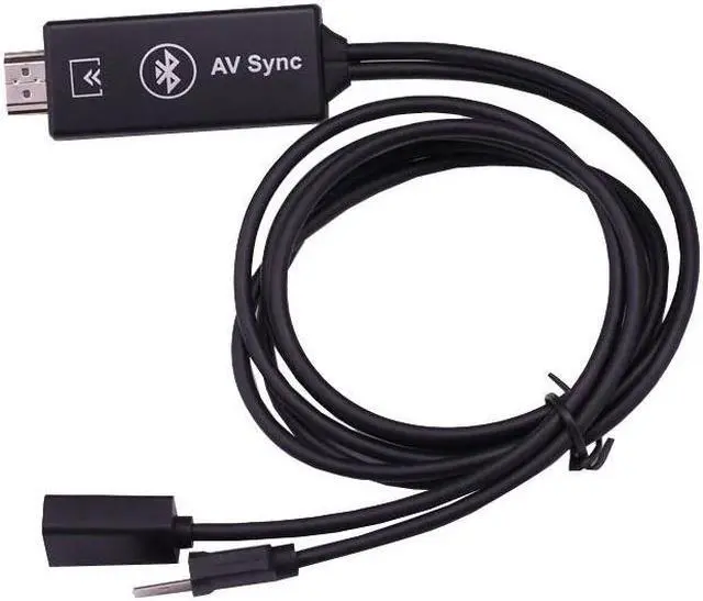 Alt view image 5 of 5 - Micro USB Type C iOS 3 in 1 HDMI USB Bluetooth Cable to TV HDTV Audio Video Adapter for iPhone X 8 Plus XR