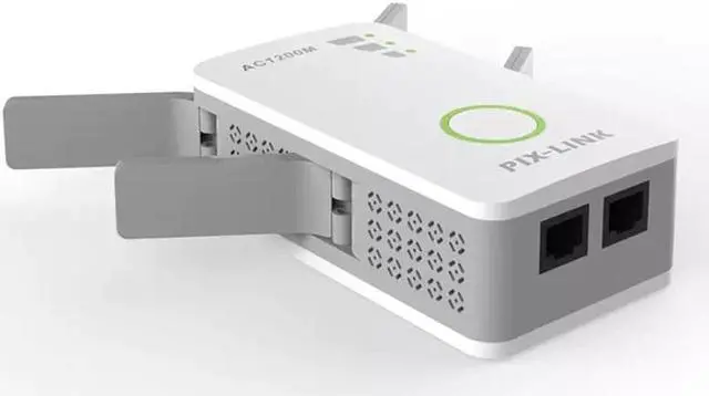 Alt view image 3 of 5 - 2.4GHz / 5GHz WiFi Repeater Booster Dual Band AC 1200Mbps Extender Router Wireless Amplifier WPS With 4 High Gain Antennas