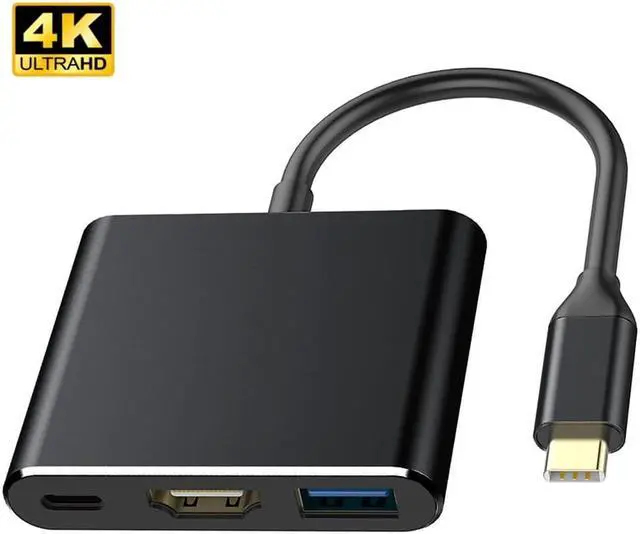 Main image of 3.1 Type C To Grey -C 4K 3.0 Hub Adapter Cable For Apple#T3