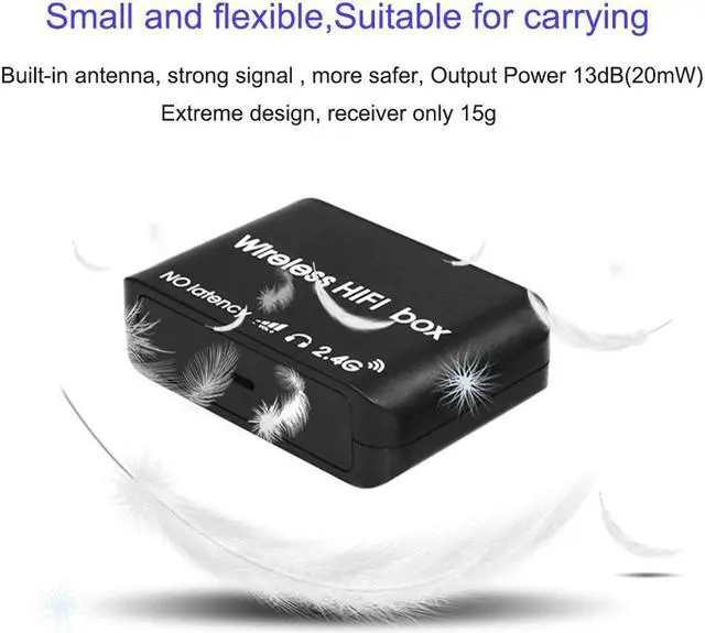 Alt view image 4 of 5 - 2.4Ghz HIFI Digital Wireless Audio Adapter Receiver Music Sound Wireless Transmitter Receiver with usb power Cable