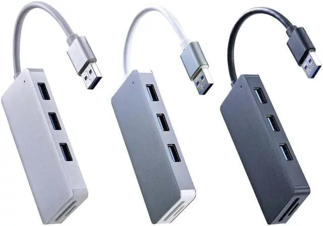 Alt view image 5 of 5 - MicroUSB Type C  Micro  CF Memory Card Reader 3 ports USB 3.0 Hub For    Android Smartphone Tablet