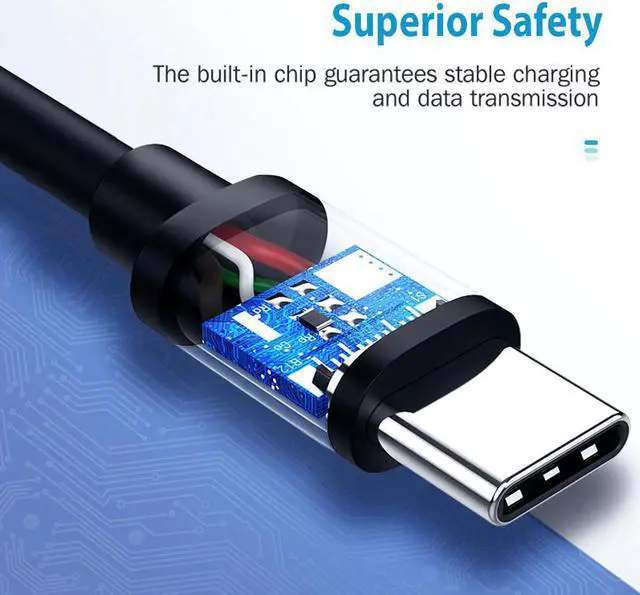 Alt view image 4 of 5 - 30CM/50CM/1.5M/2M Usb Type C To Type C PD Cable Quick Charge QC 4.0 for  S20 Note 10 Plus  MI9 Pro Redmi Note 8 Pro