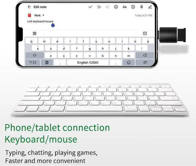 Alt view image 3 of 5 - C to USB 3.0 Adapter OTG Cable Adapter for Macbook Pro Air OTG Adapter