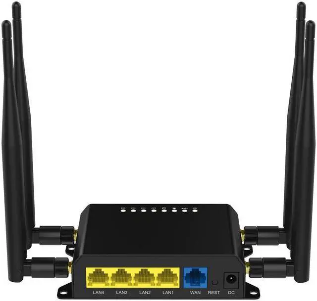 Main image of 4G Modem Router Lte Router 2.4G Wi-Fi Repeater 4x5DBi External Antenna Wifi with Sim Card and USB Slot-EU Plug