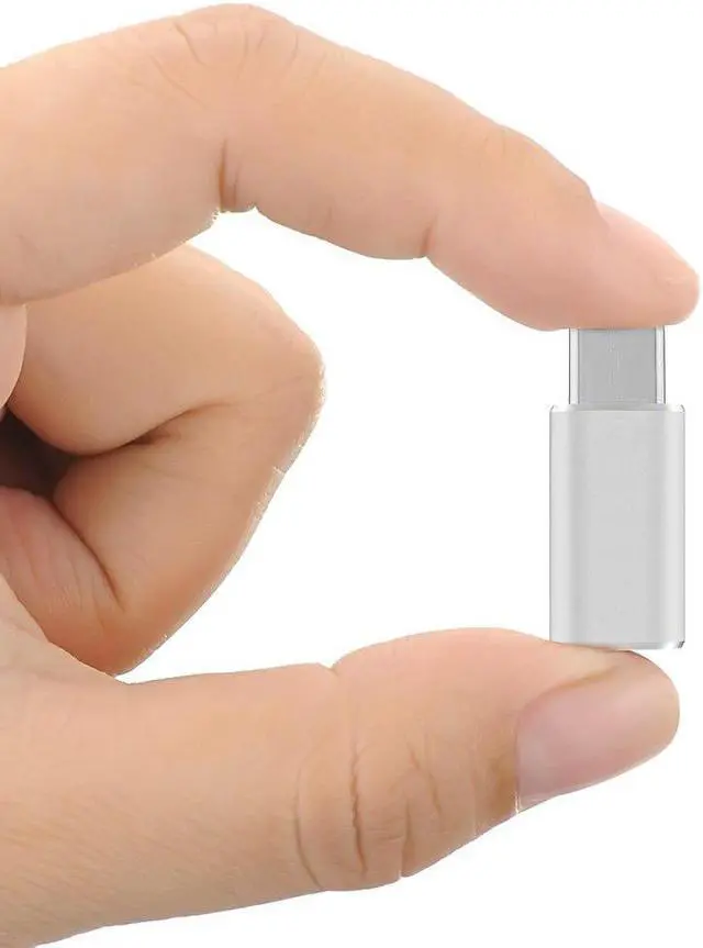 Alt view image 4 of 5 - Type C Male to Micro  Female Adapter for  ZenFone 4 Pro ZS551KL / Zenfone 4 ZE554KL -C to V8 Cable Converter