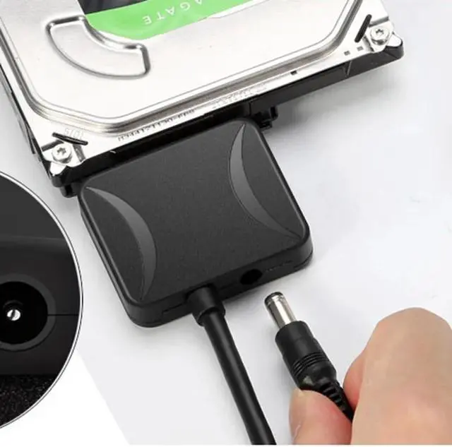 Alt view image 5 of 5 - To Usb 3.0 Hub IDE Adapter USB 3.0 to  IDE ATA  Converter HUB for 2.5" 3.5" HDD Hard Disk Driver With Power Cable