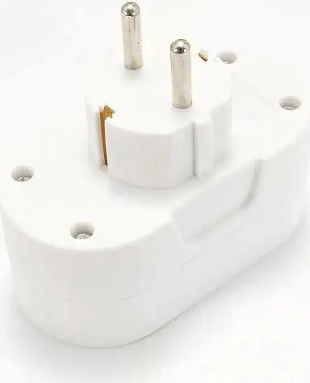 Alt view image 3 of 5 - Plug 2 Outlet German Plug Extended Socket Expansion Plug 16A Power Adapter  Socket Standard 250V Wireless Extend Socket CE