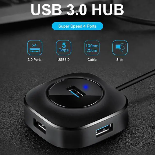 Main image of HUB  3.0 HUB Splitter Multiple  Hab 2.0 Multi Hub Expander 4 Port HUB for PC Laptop