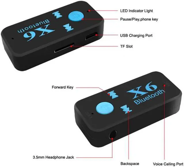 Alt view image 5 of 5 - Bluetooth 5.0 Audio Receiver Mini 3.5mm HIFI AUX Stereo Bluetooth For TV PC Wireless Adapter For Car Speaker Headphones