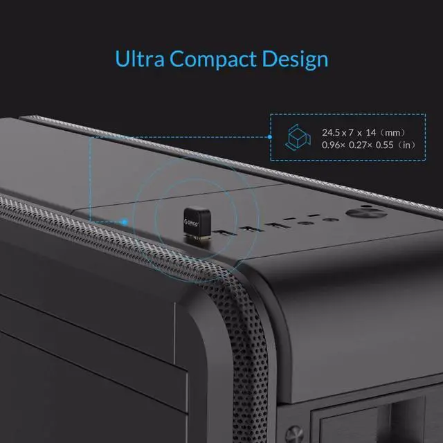 Alt view image 5 of 5 - Wireless Bluetooth 4.0 Adapter USB Dongle Transmitter Receiver for PC Windows Speaker Wireless Mouse Bluetooth Music Audio