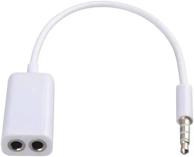 Alt view image 3 of 5 - 3.5mm 1 Male to 2 Female Port Audio Stereo Jack Headphone Splitter Cable Adapter For  E7, A8 Max, R7, A5, A8 Earphone