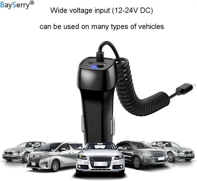 Main image of Quick Charge Phone Car Charger Adapter Micro  Type C Cable For  S20 S10 S9 iPhone 11 XR  Google Pixel 3A 2