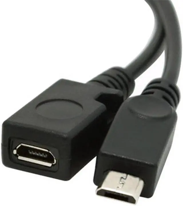Alt view image 4 of 5 - 2 in 1 OTG Adapters micro usb male female to USB female cable OTG adapter for Andriod Phone