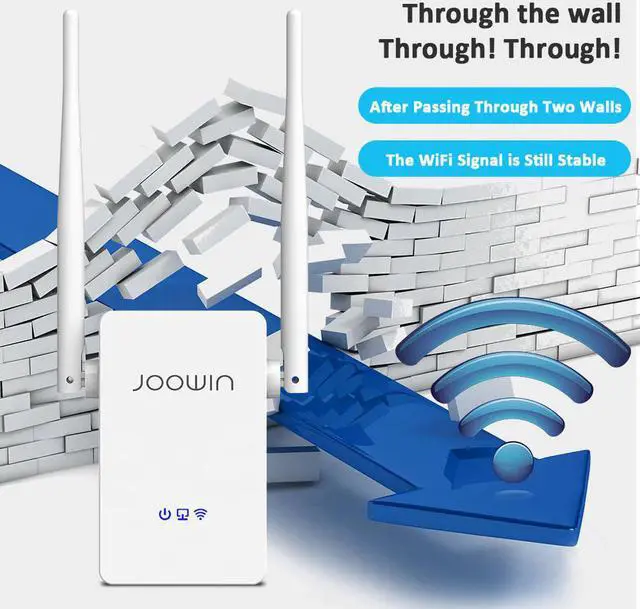 Alt view image 4 of 5 - JW-WR302SV2 300Mbps 2x5dBi WIFI antenna Wireless-N Wifi Router wifi Repeater signal Amplifier