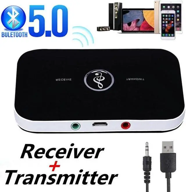 Main image of 5.0 Audio Transmitter Receiver 3.5mm 3.5 AUX USB Stereo Music Wireless Adapter Dongle For PC TV Headphone Car Speaker