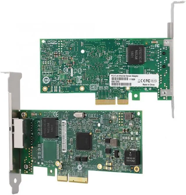 Alt view image 5 of 5 - for intel I350-T2V2 Pci-EX4 dual port Network Adapter network card 4 port