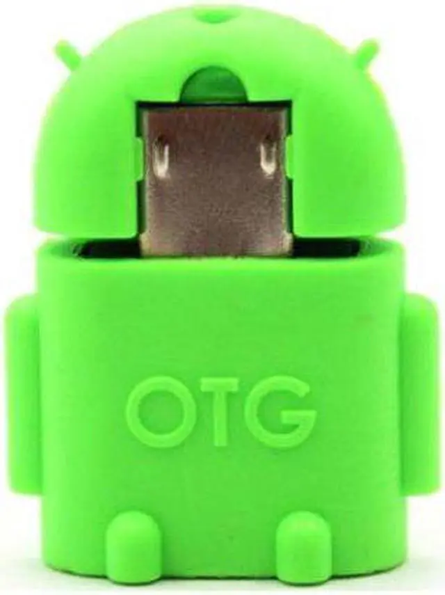 Alt view image 2 of 5 - Mini Robot Shape Micro USB To USB 2.0 Converter USB OTG Cable Adapter for Tablet PC for  S3 S4 S5 for
