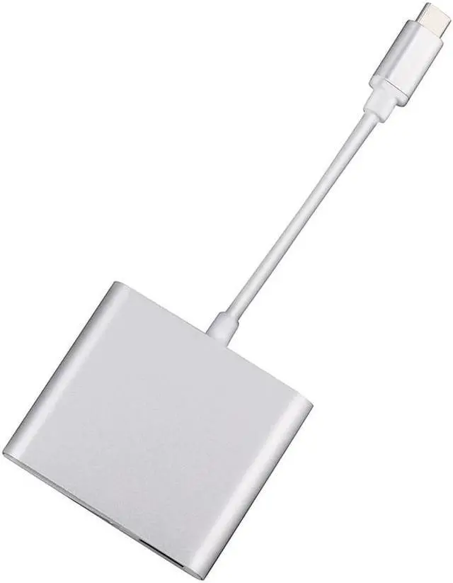 Alt view image 2 of 5 - C USB 3.1 to USB-C 4K USB 3.0 Adapter 3in1 Hub For Apple Macbook NEW usb3.1 Adapter Cable Dropshipping