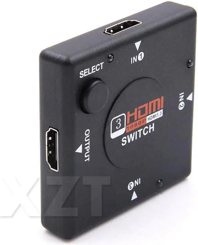 Alt view image 3 of 5 - 1PCS 3 input 1 Output Mini 3 Port HDMI Switch Switcher Splitter Box Selector for HDTV 1080P Vedio HDMI KVM Switcher NEW HOT