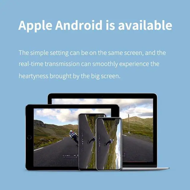 Alt view image 5 of 5 - VGA HD Adapter tv stick Wireless WiFi Display Dongle Screen Mirroring Video Audio Converter 4k for iPhone Android