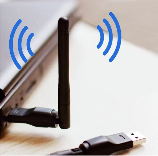Alt view image 2 of 5 - WiFi Adapter  Ethernet WiFi Dongle 600Mbps 5Ghz Lan  Wi-Fi Adapter PC Antena  WiFi Receiver Wireless Network Card