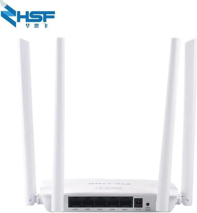 Alt view image 2 of 5 - 300Mbps wireless WiFi router Wi-Fi repeater Booster 5Ports RJ45 802.11N easy to set up home 4Pcs external antenna up to 32 users