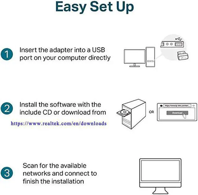 Alt view image 2 of 5 - USB WiFi Adapter 150Mbps mini internet Network Card 802.11n/g/b Dongle Adapter Ethernet Receiver Wi-fi For PC Computer