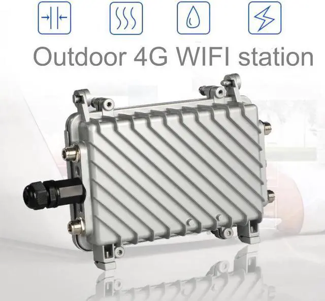 Main image of Wireless AP Wifi Router 4G CPE Wireless industrial outdoor 4g router 4G SIM Card WiFi Router IP66 Waterproof 2.4G
