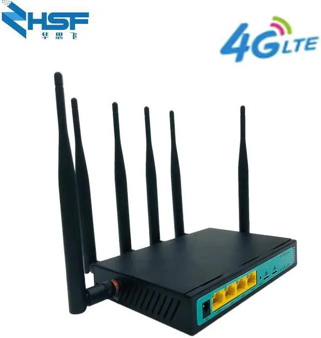Alt view image 4 of 5 - 4G dual SIM card router 300Mbps wireless router 4GCPE WIFI router 4G LTE router VPN PPTP L2TP openwrt (with SIM card)